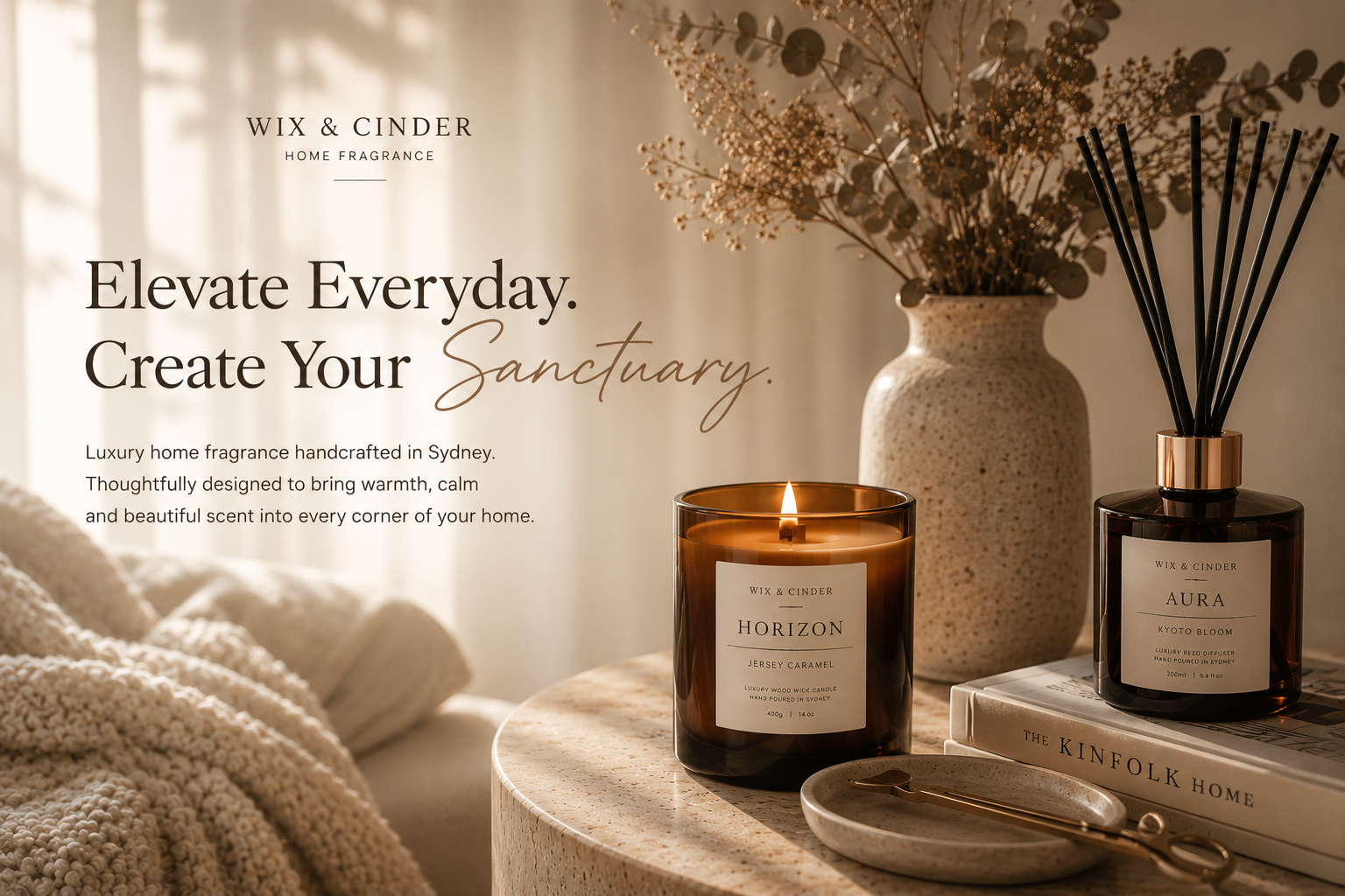 luxury home fragrance handcrafted Sydney